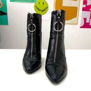 BooHoo Black Booties